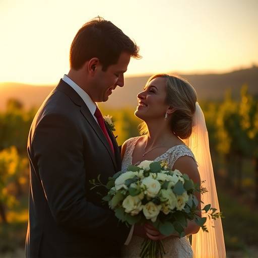 A cinematic wedding video capturing the emotional moments of Sarah and John's wedding at a vineyard in Napa Valley.