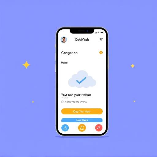 Animated explainer video showcasing the features of the 'QuickTask' mobile app.