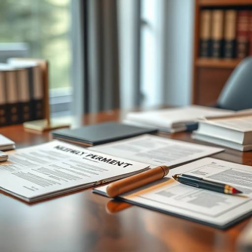Documents and legal papers on a desk, representing the process of obtaining permits and approvals for travel.